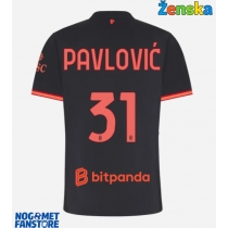 AC Milan Strahinja Pavlovic #31 Rezervni Dres za Ženska 2026-27 Kratak Rukav